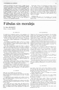 Fábúlas sin moraleja - Revista de la Universidad de México