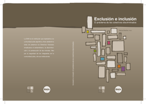 Exclusión e inclusión