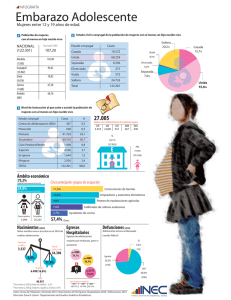 Embarazo Adolescente - Instituto Nacional de Estadística y Censos