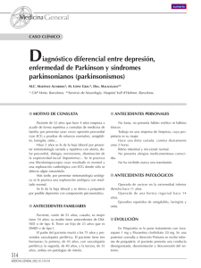 Diagnóstico diferencial entre depresión, enfermedad de Parkinson y