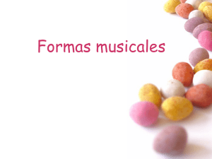 Formas musicales - Música Secundaria
