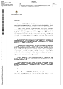 Instrucción nº 1/2013 - Ayuntamiento de Alicante