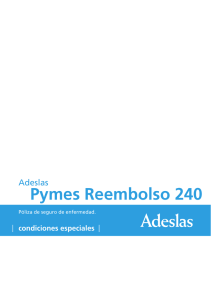 Consulta las Condiciones Especiales Adeslas Pymes Reembolso