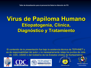 Virus de Papiloma Humano Etiopatogenia, Clínica, Diagnóstico y