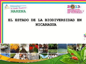 El estado de la biodiversidad en Nicaragua