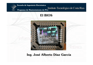 El BIOS Ing. José Alberto Díaz García