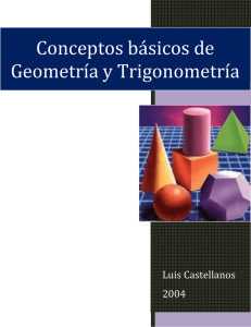 Conceptos básicos de Geometría y Trigonometría