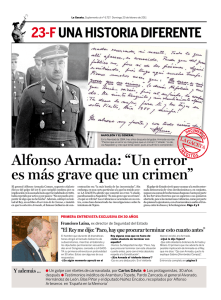 Alfonso Armada: “Un error es más grave que un crimen”