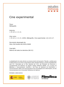 Cine experimental - RiuNet repositorio UPV