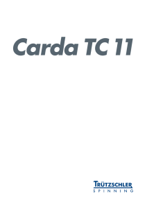 Carda Trützschler TC 11