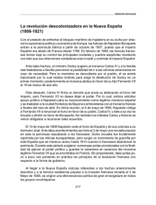 La revolución descolonizadora en la Nueva España (1808