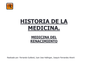 historia de la medicina.