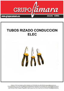 TUBOS RIZADO CONDUCCION ELEC
