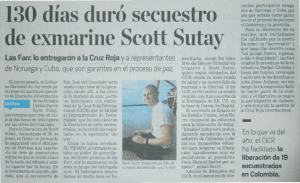 130 días duró secuestro de exmarine Scott Sutay
