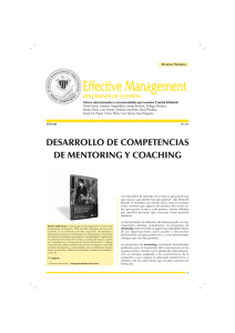 Competencias de Mentoring y Coaching