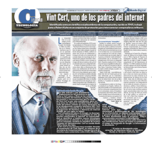 Vint Cerf, uno de los padres del internet