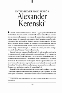 Alexander Kerenski*
