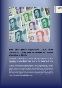 Yuan chino (chino simplificado: 人民币, chino tradicional: 人民幣