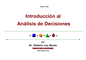 Introducción al Análisis de Decisiones