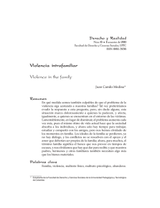 Violencia intrafamiliar Violence in the family