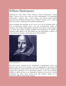 William Shakespeare - Juan Pablo Madrigal Gómez