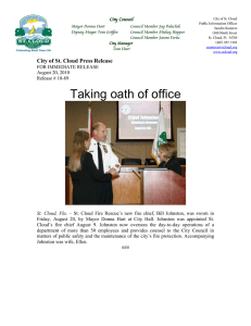 Taking oath of office - City of St. Cloud, Florida