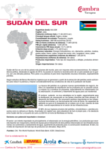 sudán del sur - Cambra de Comerç de Tarragona