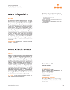 edema. enfoque clínico edema. Clinical approach
