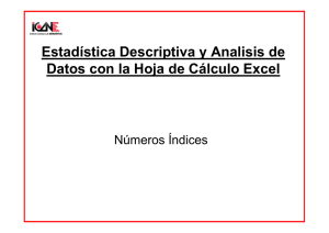 Estadística Descriptiva y Analisis de Datos con la Hoja de Cálculo
