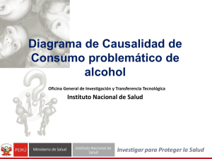 Diagrama de Causalidad de Consumo problemático de alcohol