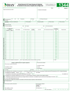 4. Número de formulario 1. Las facturas y/o documentos