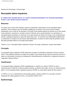 Neuropatía óptica isquémica