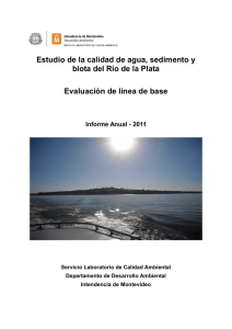 Estudio de la calidad de agua, sedimento y biota del Río de la Plata