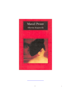 Proust, Marcel - 6 Albertina desaparecida
