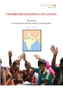 colores de rajasthan con ganges