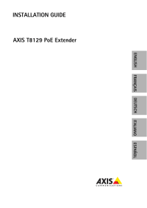 AXIS T8129 poE Extender