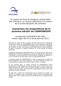 Comienzan los preparativos de la próxima edición de COMPONEXPO