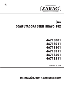 Ordenador de pulv. Bravo 180 (manual)