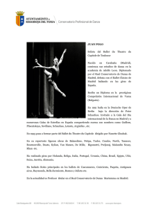 JUAN POLO Solista del Ballet du Theatre du Capitole de Toulouse