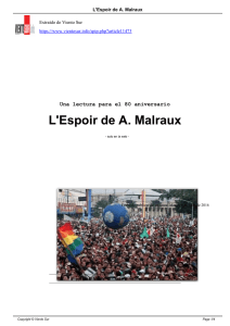 L`Espoir de A. Malraux