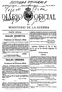 Diario oficial del Ministerio de la Guerra