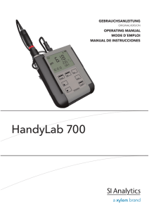 HandyLab 700 - SI Analytics