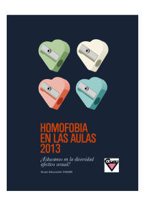 Homofobia en las Aulas 2013