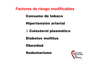 Factores de riesgo modificables