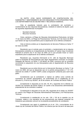 Extracto De Acuerdo Junta De Gobierno Local - Utetcreditos