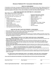 CYO Concussion Information Sheet