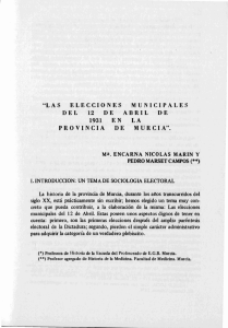 E 5, Las elecciones municipales del 12 de abril de 1931, M