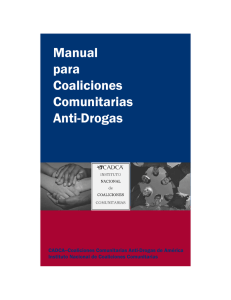 Manual para Coaliciones Comunitarias Anti-Drogas