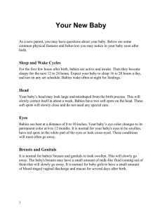 Your New Baby - Spanish - Health Information Translations