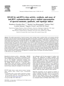 QSAR for anti-RNA-virus activity, synthesis, and assay of anti